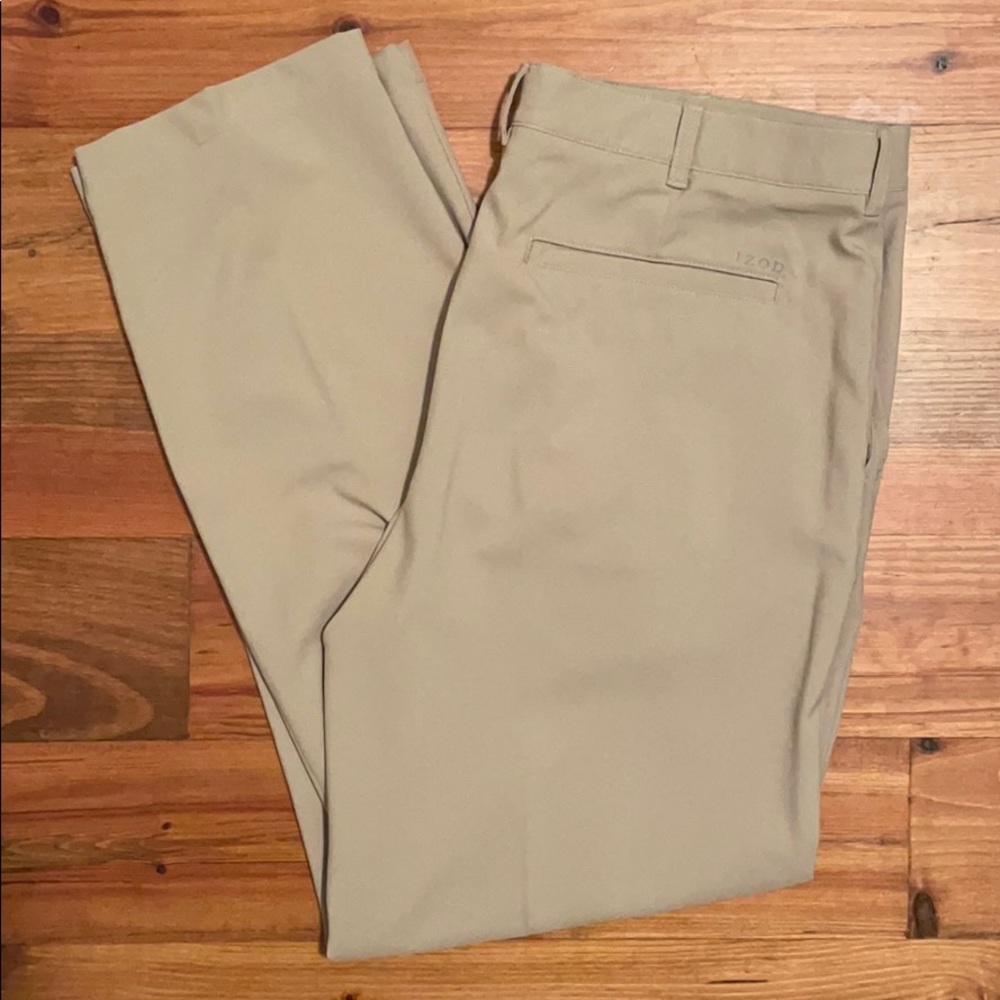 Izod khaki golf pants